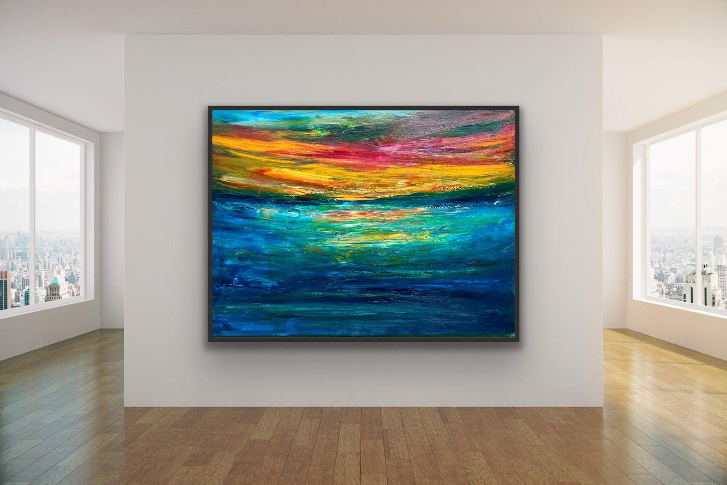 Sunset Love, Oil, 30" x 40"