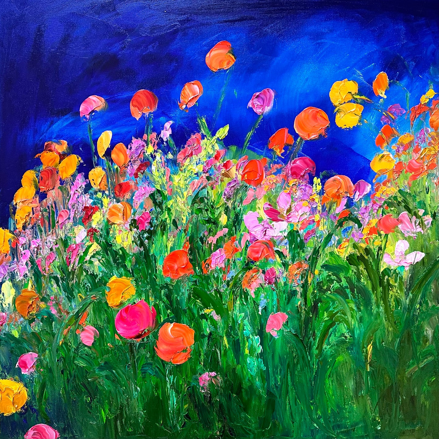 Midnight Dream IV, OIL, 24" x 24"