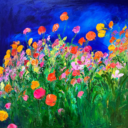 Midnight Dream IV, OIL, 24" x 24"
