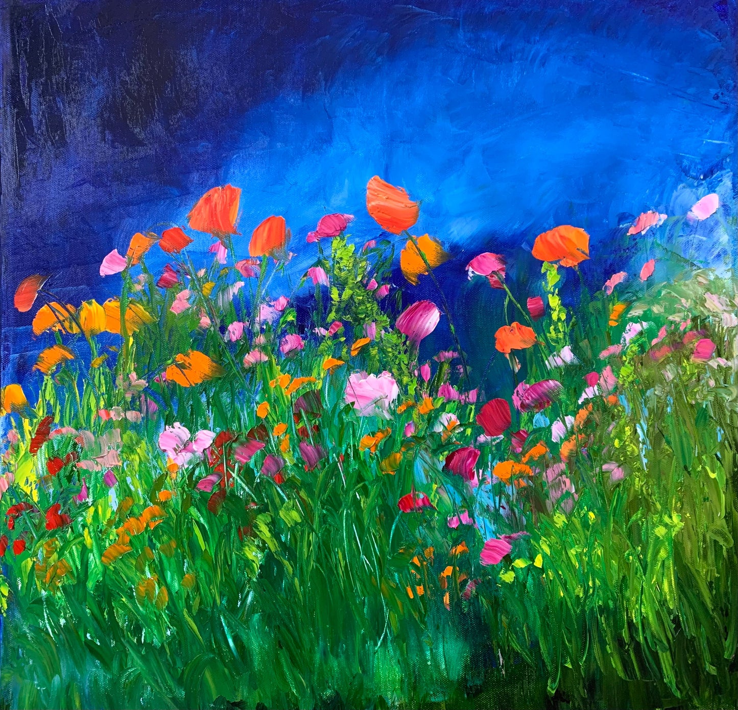 Midnight Dream II, OIL, 20" x 20"