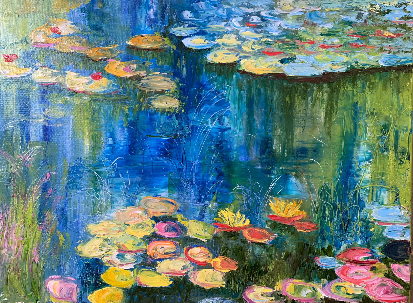 Monet Love, OIL, 20" x 16"